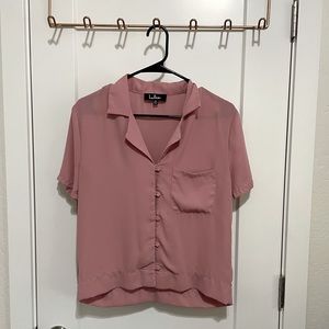 Lulus mauve/pink blouse
